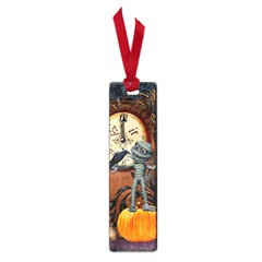 Funny Mummy With Skulls, Crow And Pumpkin Small Book Marks by FantasyWorld7