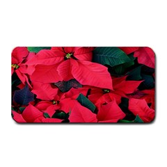 Red Poinsettia Flower Medium Bar Mats by Mariart