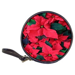 Red Poinsettia Flower Classic 20-cd Wallets