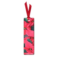 Red Poinsettia Flower Small Book Marks