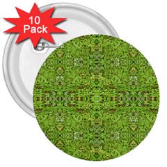 Digital Nature Collage Pattern 3  Buttons (10 Pack)  by dflcprints