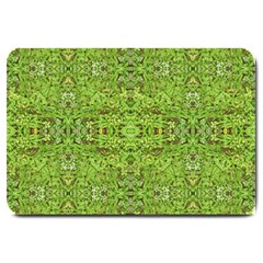 Digital Nature Collage Pattern Large Doormat  by dflcprints