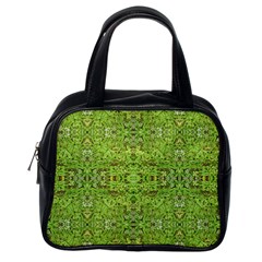 Digital Nature Collage Pattern Classic Handbags (one Side) by dflcprints