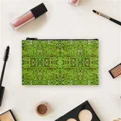 Digital Nature Collage Pattern Cosmetic Bag (small)  by dflcprints