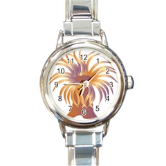 Sea Anemone Round Italian Charm Watch by Mariart