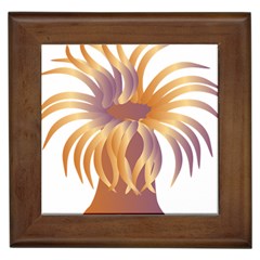 Sea Anemone Framed Tiles by Mariart