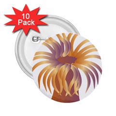 Sea Anemone 2 25  Buttons (10 Pack)  by Mariart