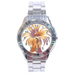 Sea Anemone Stainless Steel Analogue Watch