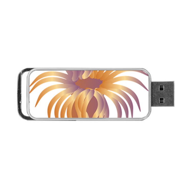 Sea Anemone Portable USB Flash (One Side)