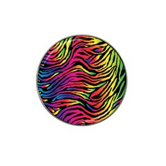 Rainbow Zebra Hat Clip Ball Marker (10 Pack)