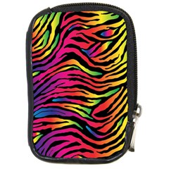 Rainbow Zebra Compact Camera Cases