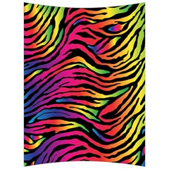 Rainbow Zebra Back Support Cushion by Mariart