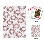 Pattern Flower Floral Star Circle Love Valentine Heart Pink Red Folk Playing Card Back