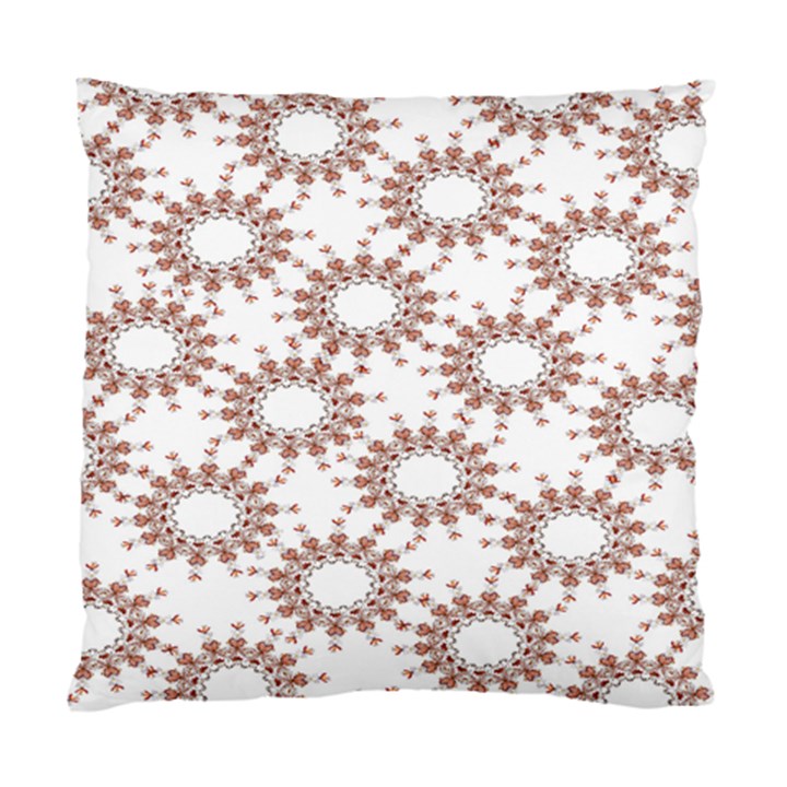 Pattern Flower Floral Star Circle Love Valentine Heart Pink Red Folk Standard Cushion Case (Two Sides)