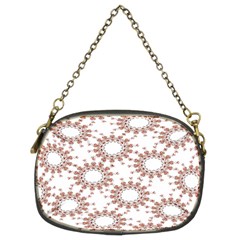 Pattern Flower Floral Star Circle Love Valentine Heart Pink Red Folk Chain Purses (two Sides) 