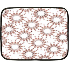 Pattern Flower Floral Star Circle Love Valentine Heart Pink Red Folk Double Sided Fleece Blanket (mini)  by Mariart