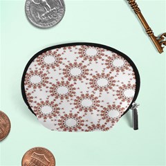 Pattern Flower Floral Star Circle Love Valentine Heart Pink Red Folk Accessory Pouches (small)  by Mariart