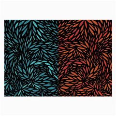 Square Pheonix Blue Orange Red Large Glasses Cloth by Mariart