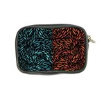 Square Pheonix Blue Orange Red Coin Purse Back