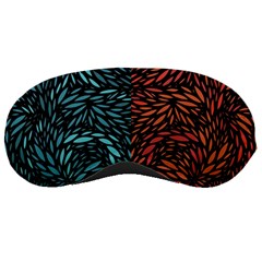 Square Pheonix Blue Orange Red Sleeping Masks by Mariart