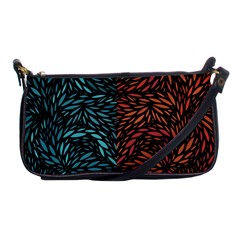 Square Pheonix Blue Orange Red Shoulder Clutch Bags by Mariart