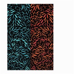 Square Pheonix Blue Orange Red Small Garden Flag (two Sides) by Mariart