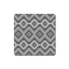 Triangle Wave Chevron Grey Sign Star Square Magnet