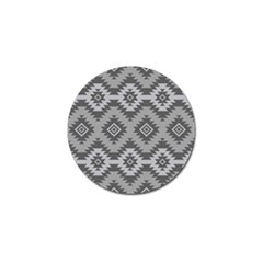 Triangle Wave Chevron Grey Sign Star Golf Ball Marker