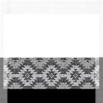 Triangle Wave Chevron Grey Sign Star Rectangular Jigsaw Puzzl Front