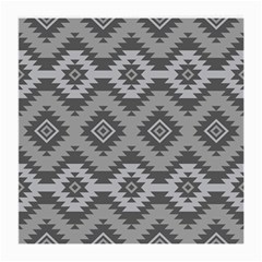 Triangle Wave Chevron Grey Sign Star Medium Glasses Cloth (2-side) by Mariart