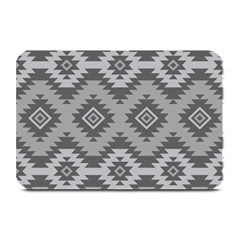 Triangle Wave Chevron Grey Sign Star Plate Mats by Mariart