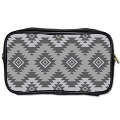 Triangle Wave Chevron Grey Sign Star Toiletries Bags