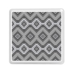 Triangle Wave Chevron Grey Sign Star Memory Card Reader (square) 