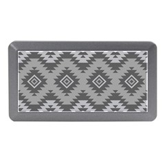 Triangle Wave Chevron Grey Sign Star Memory Card Reader (mini) by Mariart