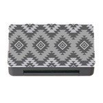 Triangle Wave Chevron Grey Sign Star Memory Card Reader with CF Front