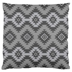 Triangle Wave Chevron Grey Sign Star Standard Flano Cushion Case (one Side)