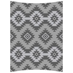 Triangle Wave Chevron Grey Sign Star Back Support Cushion by Mariart