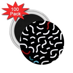 Toucan White Bluered 2 25  Magnets (100 Pack) 