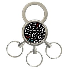 Toucan White Bluered 3-ring Key Chains