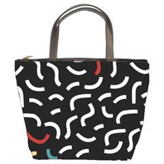 Toucan White Bluered Bucket Bags