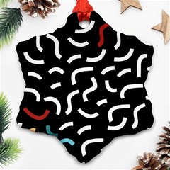 Toucan White Bluered Ornament (snowflake)