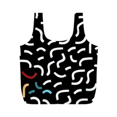 Toucan White Bluered Full Print Recycle Bags (m) 