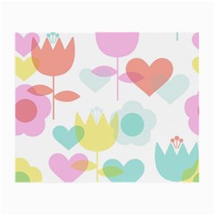 Tulip Lotus Sunflower Flower Floral Staer Love Pink Red Blue Green Small Glasses Cloth by Mariart