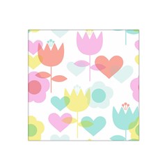 Tulip Lotus Sunflower Flower Floral Staer Love Pink Red Blue Green Satin Bandana Scarf by Mariart