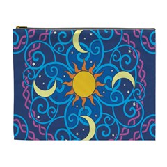 Sun Moon Star Space Vector Clipart Cosmetic Bag (xl) by Mariart