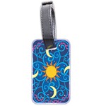 Sun Moon Star Space Vector Clipart Luggage Tags (Two Sides) Front