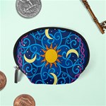 Sun Moon Star Space Vector Clipart Accessory Pouches (Small)  Back