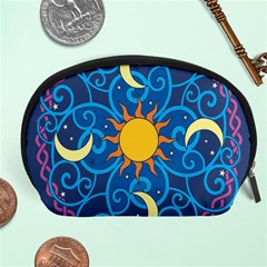 Sun Moon Star Space Vector Clipart Accessory Pouches (large)  by Mariart