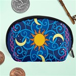 Sun Moon Star Space Vector Clipart Accessory Pouches (Large)  Front