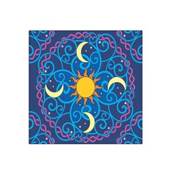 Sun Moon Star Space Vector Clipart Satin Bandana Scarf